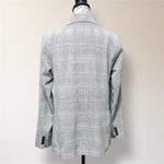 Sanctuary Gray Plaid Double Breasted Blazer Tailored Work Office Jacket Small Photo 2