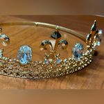 Gold Tiara with Crystal Accents Photo 1