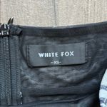 White Fox Boutique  Black and White Strapless Midi Dress Photo 1