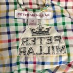 Peter Millar Quilted Vest Brown Rainbow Plaid lining Womens Size Medium Photo 4