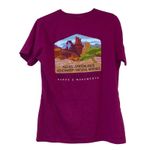 Canyonlands Pink Graphic Short Sleeve Tee Shirt Size M Photo 1