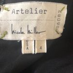 Nicole Miller Artelier leather trim animal‎ dress White Size 4 Photo 4
