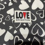 Brighton Endless Love Black white Hearts Backpack NWT Photo 6