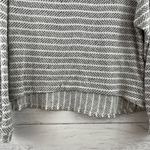 Anthropologie Amadi Gray Striped Mock Neck Knit Top Size M Photo 7