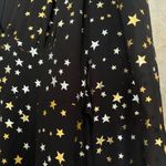 Lulus  Sparks Fly Black Star Print Long Sleeve Maxi Dress Photo 4