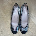 Marc by Marc Jacobs  Sequin Peep Toe Pumps Satin Heels EU 40/US 9 Photo 5