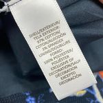 Loft Mini Skirt Women’s Floral A-line Blue Size M Casual Aesthetic Church Office Photo 3