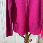 Y2K Boiled Wool Magenta Fuchsia Zip Photo 2