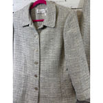 Women's Alfred Dunner Pantsuit Gray White Size 14 Photo 11