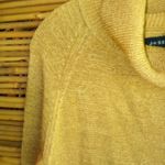 Josephine Chaus  S Turtle Neck Pullover Sweater Top in Gold Photo 1