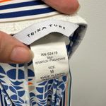Trina Turk Trina Turk Racquet Club Palazoo Swim Cover Pants Geo Navy Size M Photo 4