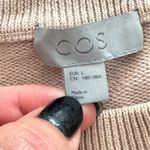 COS  Wool Cotton Pullover Unisex Beige Size EU Large Photo 7