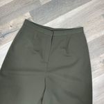 Vintage 90s Casual Corner High Rise Wide‎ Leg Dress Pants Olive Green 2 Photo 4