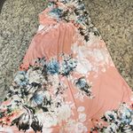 Bellamie  Floral Maxi Dress - Pink and Blue Photo 0