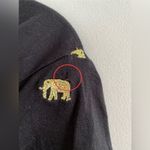 Fabienne Chapot Black & Gold Elephant Novelty Print Krista T Photo 5