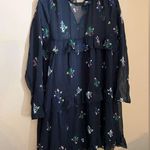 Cynthia Rowley  floral black dress 6 Photo 1