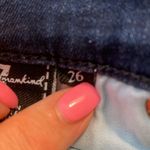 7 For All Mankind b(air) Roxanne Stretchy Raw Hem Ankle Skinny Jeans Photo 3