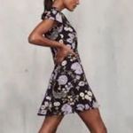 Cotton On  black floral wrap dress XS Photo 2