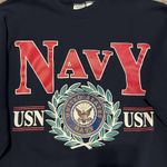 United States Navy Crewneck Sweater Blue Size M Photo 1