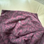 Lululemon  athletica Purple Patterned Leggings Photo 1