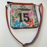 Nicole Lee orange / blue Hawaiian crossbody Photo 1