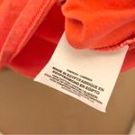 Nike Tee Athletic Cut Swoosh Logo Striped Short Sleeves Orange Purple Medium Photo 3