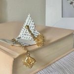 Gold Filigree Drop Earrings “Alexandria” Elegant Revival Gothic Edwardian Jewelry Photo 10