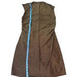 Reformation Sparkly Knit Alden Dress. Bodycon Metallic Sleeveless Party Mini XL Photo 5