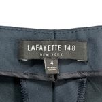 Lafayette 148 Pants Women 4 Cropped Bleecker Slim Stretch Career Office Workwear Blue Photo 9