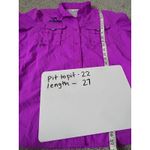 Columbia  Women's Long Sleeve Fishing Shirt UV Sun Protection Purple M CMS logo Photo 4
