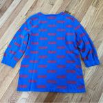 Lemon Way Cotton Double Decker Bus 3/4 Sleeve Sweater Sz XL Blue Photo 10