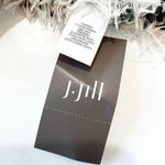 J Jill Lightweight‎ Rectangle Scarf Wrap Cotton Blend Pale Pink Black White NWT Photo 3