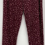 P.J. Salvage My Friend Spot Lounge Pajama Jogger Pants Women XS Burgundy NWT Photo 2