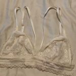 Victoria's Secret White Floral Mesh Bralette Photo 0