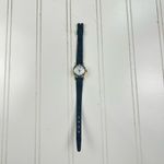 Lucerne Vintage Blue Leather Strap Watch | Classic Gold Photo 1