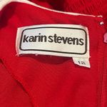 Karin Stevens Vintage Midi Dress w/ Peter Pan Collar Size 12 (Vintage Fit S/M) Photo 7