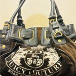 Juicy Couture  Vintage Couture Daydreamer Bag Scottie Dog Brown Velour Photo 4