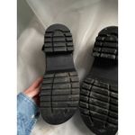 Topshop  Glitter Platform Chunky Heel Silver Sandals 9.5 Disco Party Festival Y2K Photo 5