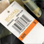 Michael Kors Camo Jacket Faux Leather Bomber Smoky Olive Size S New with Tag Photo 7