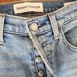Denim Forum Blue Straight Leg Jeans Size 26 Photo 2