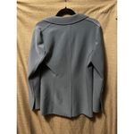 Tahari NWT  Women One-Button Notched Lapel Shaped Blazer Dark Shadow Gray Size 2 Photo 6