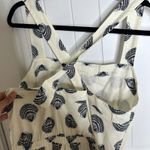 J.Crew white tiered seashell cotton beach maxi dress size 10 vacation summer Photo 11