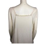 Vintage 1960's handmade cream lace slip size medium Photo 12