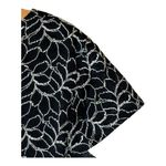 Alfani Dress Womens 18 Black White Embroidered Short Sleeve Fit And‎ Flare Mini Photo 4