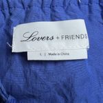 Lovers + Friends Emmaline Mini Dress In Cobalt Size Large Photo 3