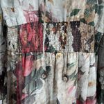 Anthropologie Hemant & Nandita Floral Smocked Waisted Long Sleeve Dress Photo 8