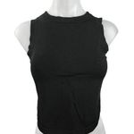 Intermix  Women's Black Crew Neck Sleeveless Pullover Sports Blouse Top Size S Photo 0
