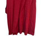 North Style Sleeveless Top Womens Plus Size 3X Burgundy High Neck Blouse Shirt Red Photo 3
