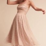 BHLDN Anya dress gold pearl sparkle Photo 0