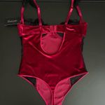 Frederick's of Hollywood  burgundy and Black Lace Chemise Photo 1